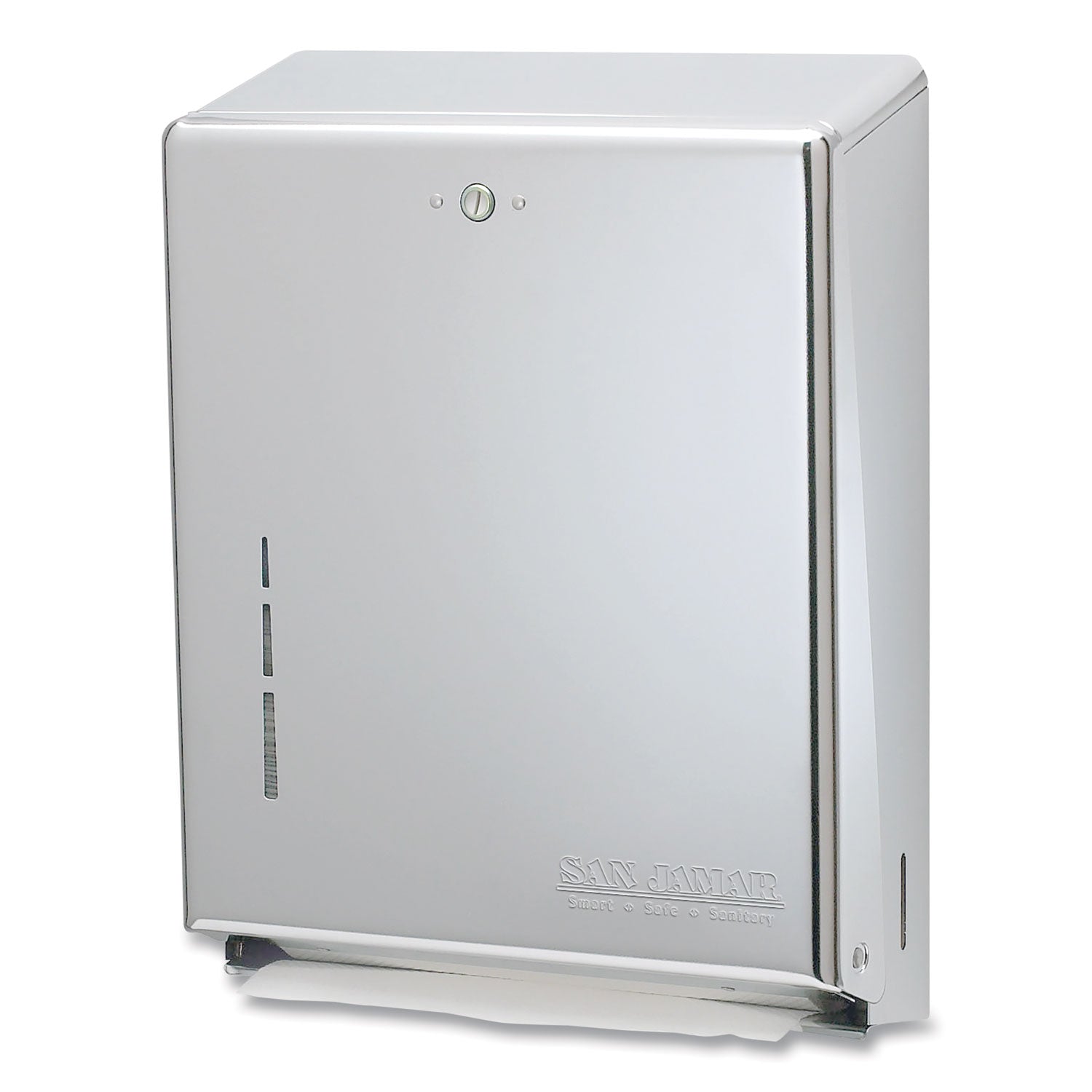 C-Fold/Multifold Towel Dispenser, 11.38 x 4 x 14.75, Stainless Steel - 