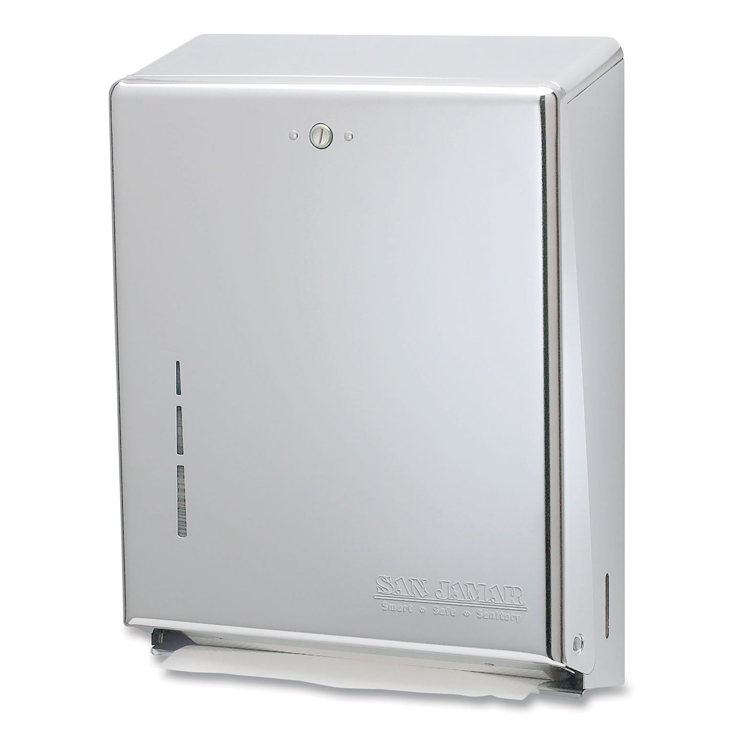 C-Fold/Multifold Towel Dispenser, 11.38 x 4 x 14.75, Stainless Steel