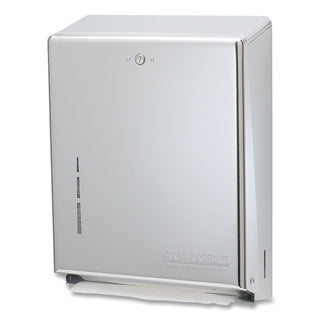 C-Fold/Multifold Towel Dispenser, 11.38 x 4 x 14.75, Stainless Steel