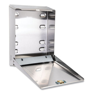 C-Fold/Multifold Towel Dispenser, 11.38 x 4 x 14.75, Stainless Steel