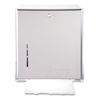 True Fold C-Fold/Multifold Paper Towel Dispenser, 11.63 x 5 x 14.5, Chrome - 