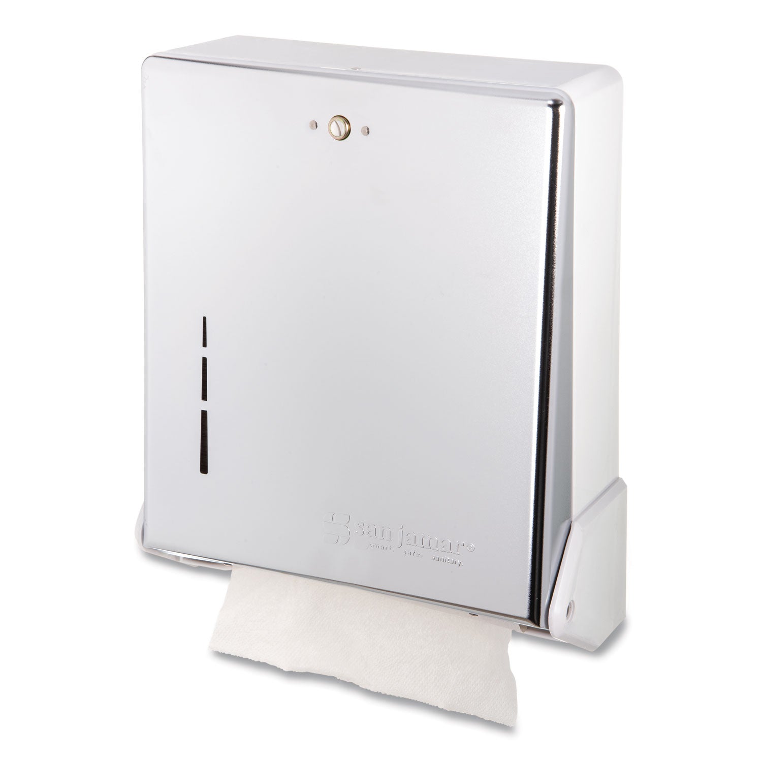 True Fold C-Fold/Multifold Paper Towel Dispenser, 11.63 x 5 x 14.5, Chrome - 