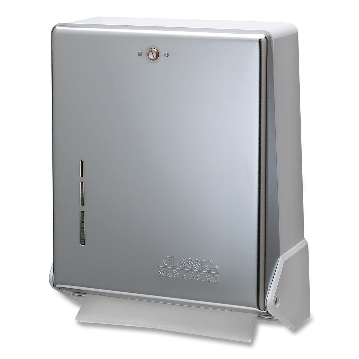 True Fold C-Fold/Multifold Paper Towel Dispenser, 11.63 x 5 x 14.5, Chrome - 