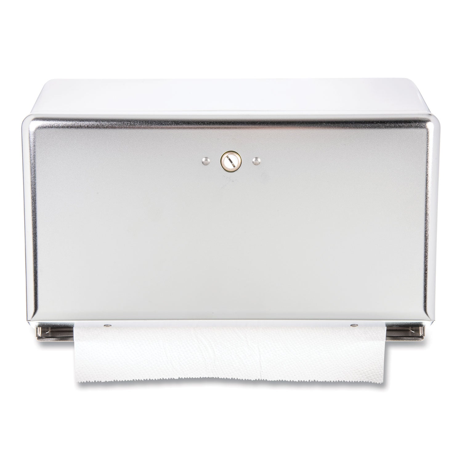 Mini C-Fold/Multifold Towel Dispenser, 11.13 x 3.88 x 7.88, Chrome - 