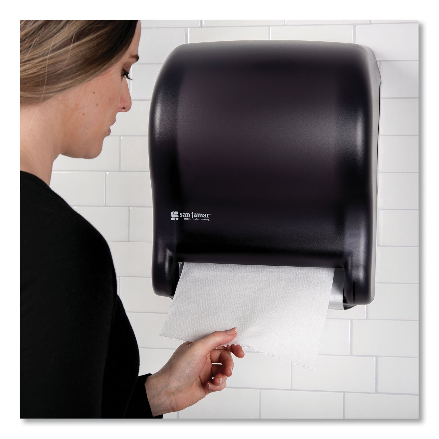 Tear-N-Dry Essence Automatic Dispenser, Classic, 11.75 x 9.13 x 14.44, Black Pearl