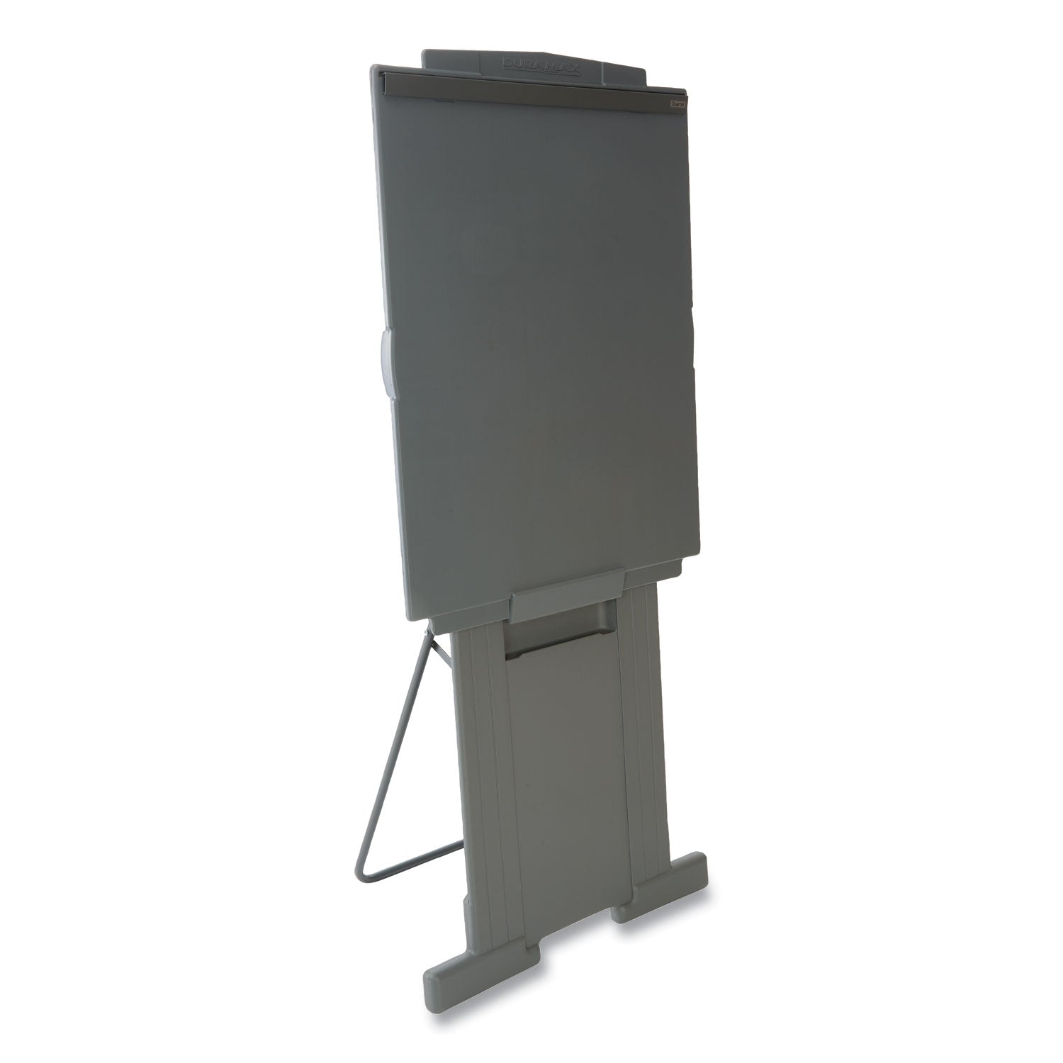 Duramax Portable Presentation Easel, Adjusts 39" to 72" High, Plastic, Gray - 