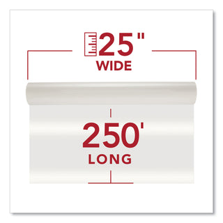 NAP-Lam I Roll Film, 3 mil, 25" x 250 ft, Gloss Clear, 2/Box - 