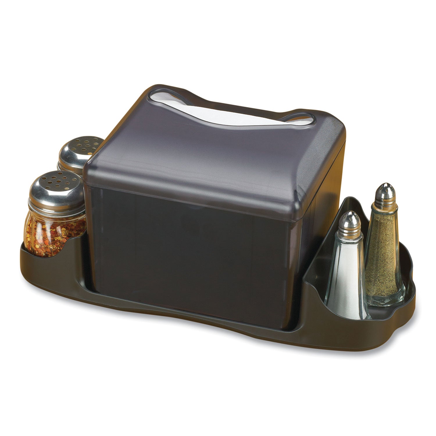 venue-napkin-dispenser-with-advertising-inset-65-x-613-x-69-capacity-200-black_sjmh4005tbk - 5