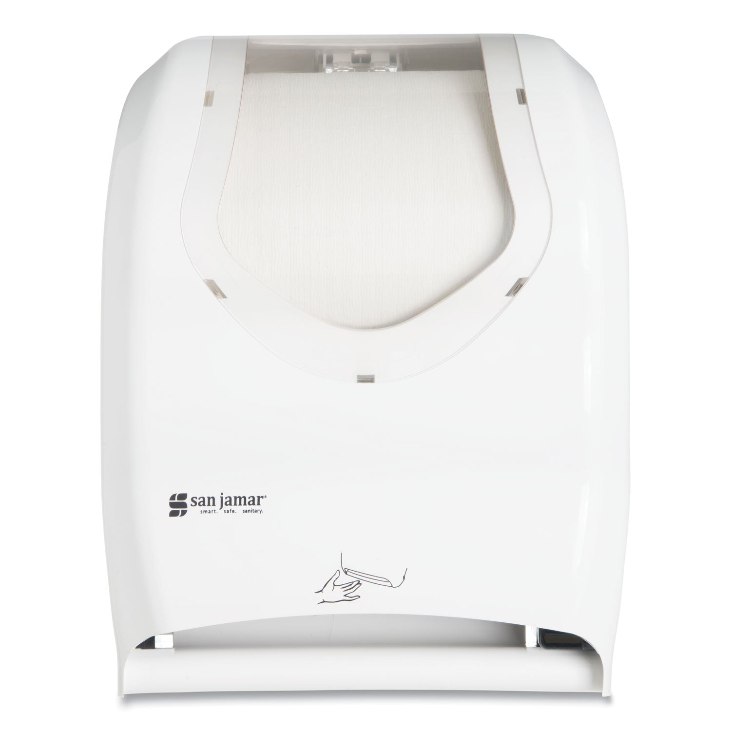 smart-system-with-iq-sensor-towel-dispenser-165-x-975-x-12-white-clear_sjmt1470whcl - 1