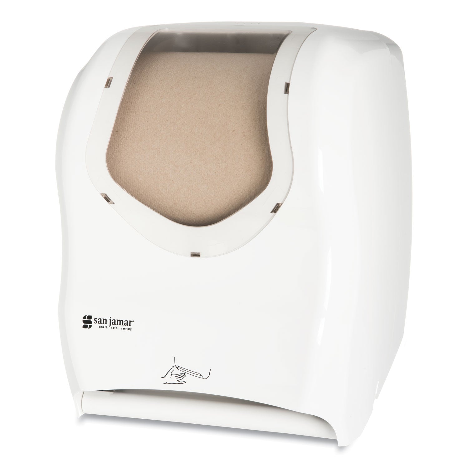 smart-system-with-iq-sensor-towel-dispenser-165-x-975-x-12-white-clear_sjmt1470whcl - 2