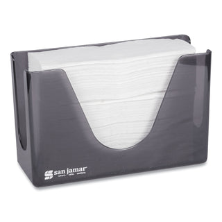 Countertop Folded Towel Dispenser, 11 x 4.38 x 7, Black Pearl