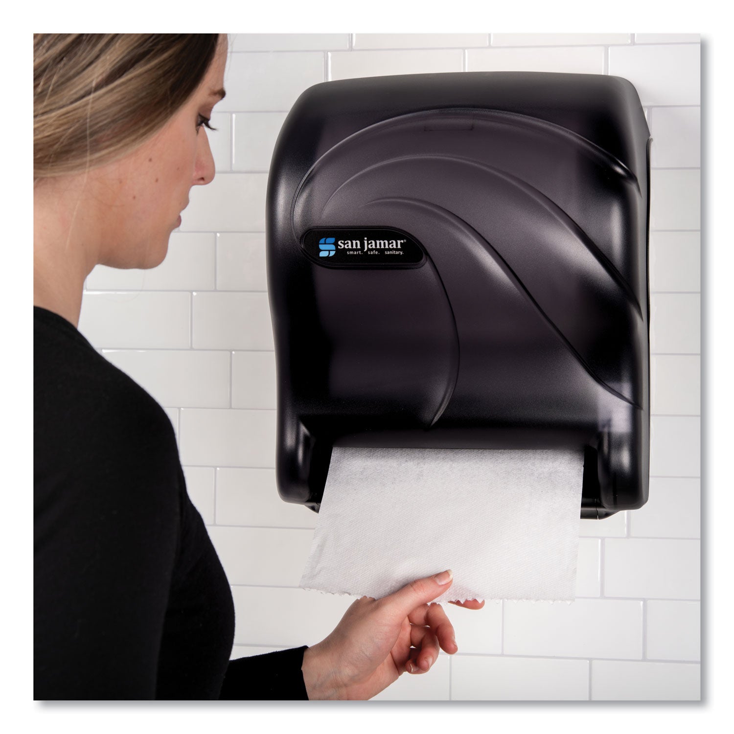 Tear-N-Dry Essence Touchless Towel Dispenser, 11.75 x 9.13 x 14.44, Black Pearl - 