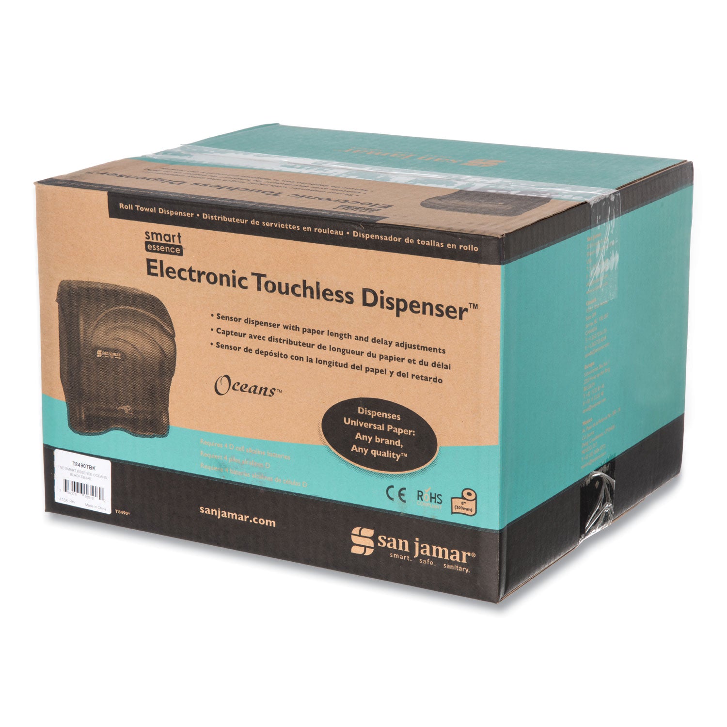 oceans-smart-essence-electronic-towel-dispenser-1188-x-91-x-144-black_sjmt8490tbk - 7