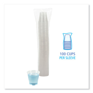 Translucent Plastic Cold Cups, 5 oz, Polypropylene, 100/Pack