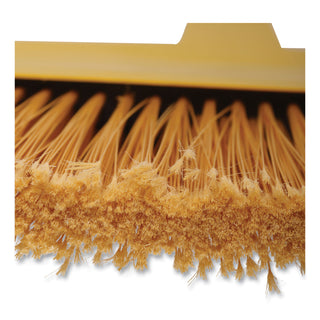 Angler Broom, 53" Handle, Yellow, 12/Carton