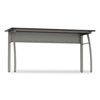 Trento Line Rectangular Desk, 59.13" x 23.63" x 29.5", Mocha - 