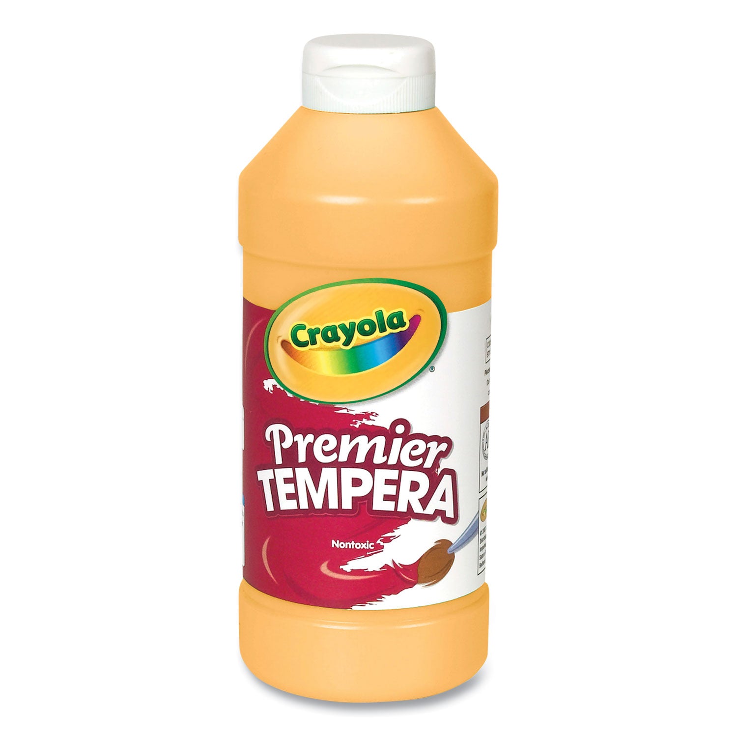 Premier Tempera Paint, Peach, 16 oz Bottle - 