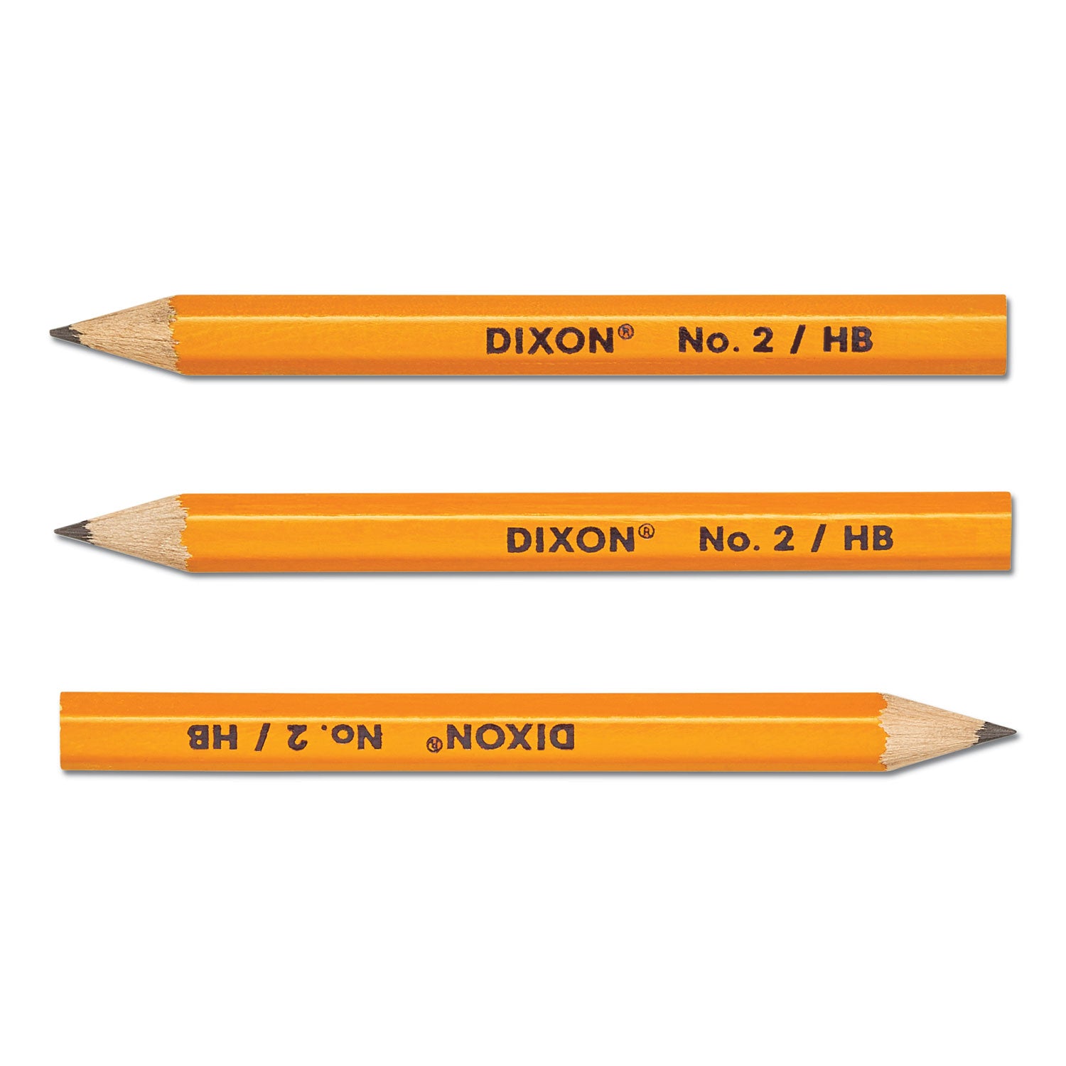 golf-wooden-pencils-07-mm-hb-#2-black-lead-yellow-barrel-144-box_dixx14998x - 1