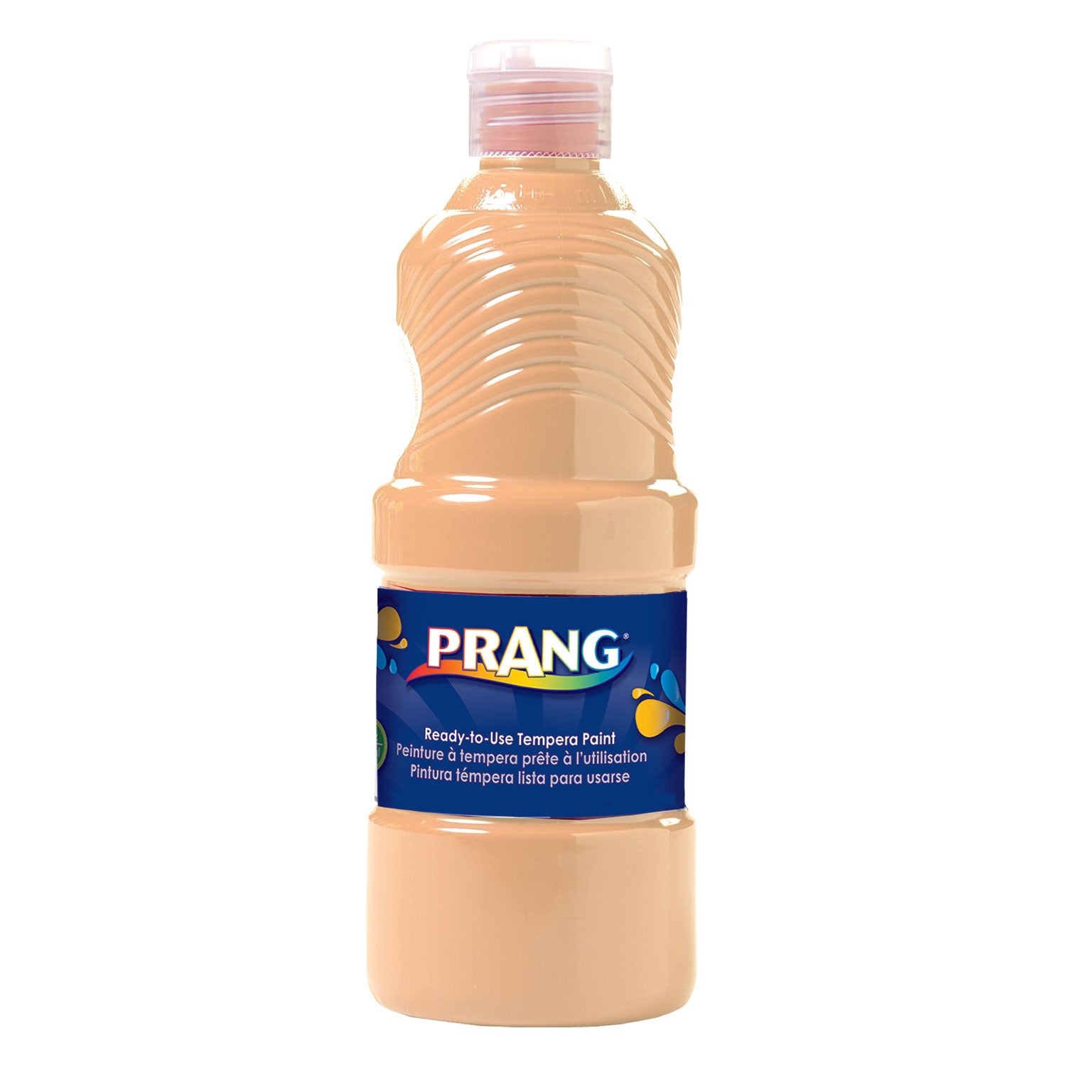 ready-to-use-tempera-paint-peach-16-oz-dispenser-cap-bottle_dixx21634 - 1