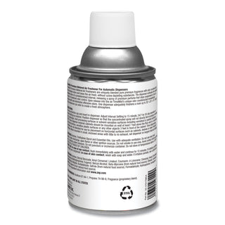 Premium Metered Air Freshener Refill, Dutch Apple and Spice, 6.6 oz Aerosol Spray, 12/Carton - 3