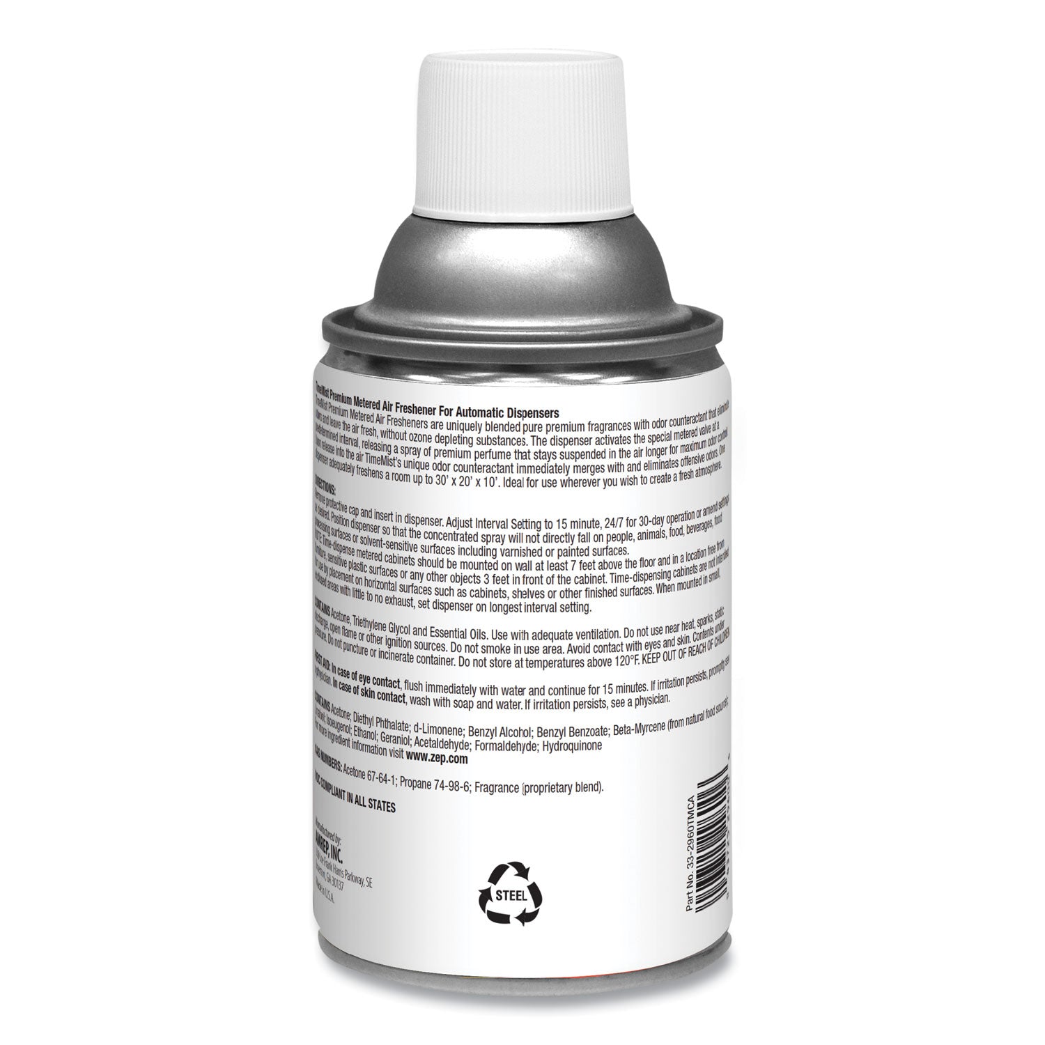 Premium Metered Air Freshener Refill, Mango, 6.6 oz Aerosol Spray, 12/Carton - 3