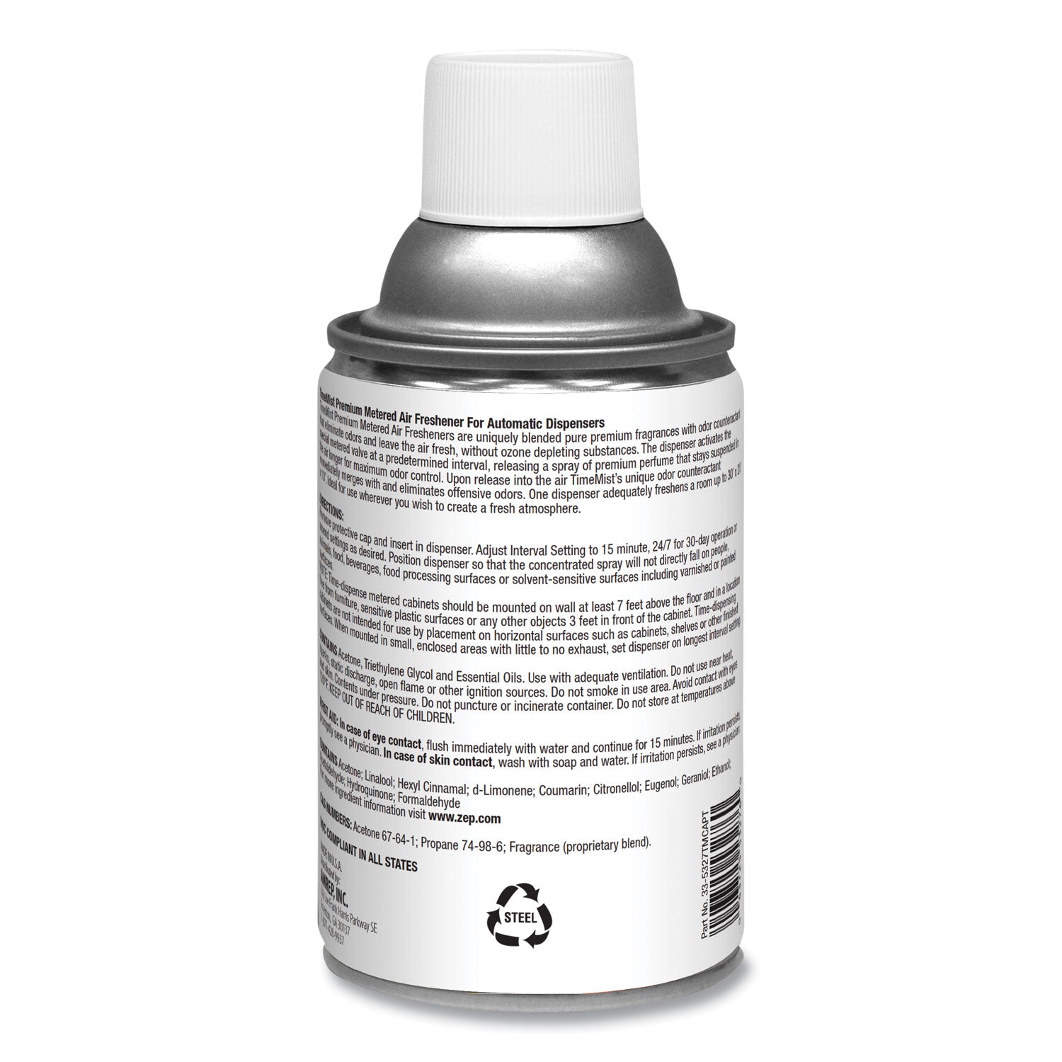 Premium Metered Air Freshener Refill, Lavender Lemonade, 5.3 oz Aerosol Spray, 12/Carton - 3