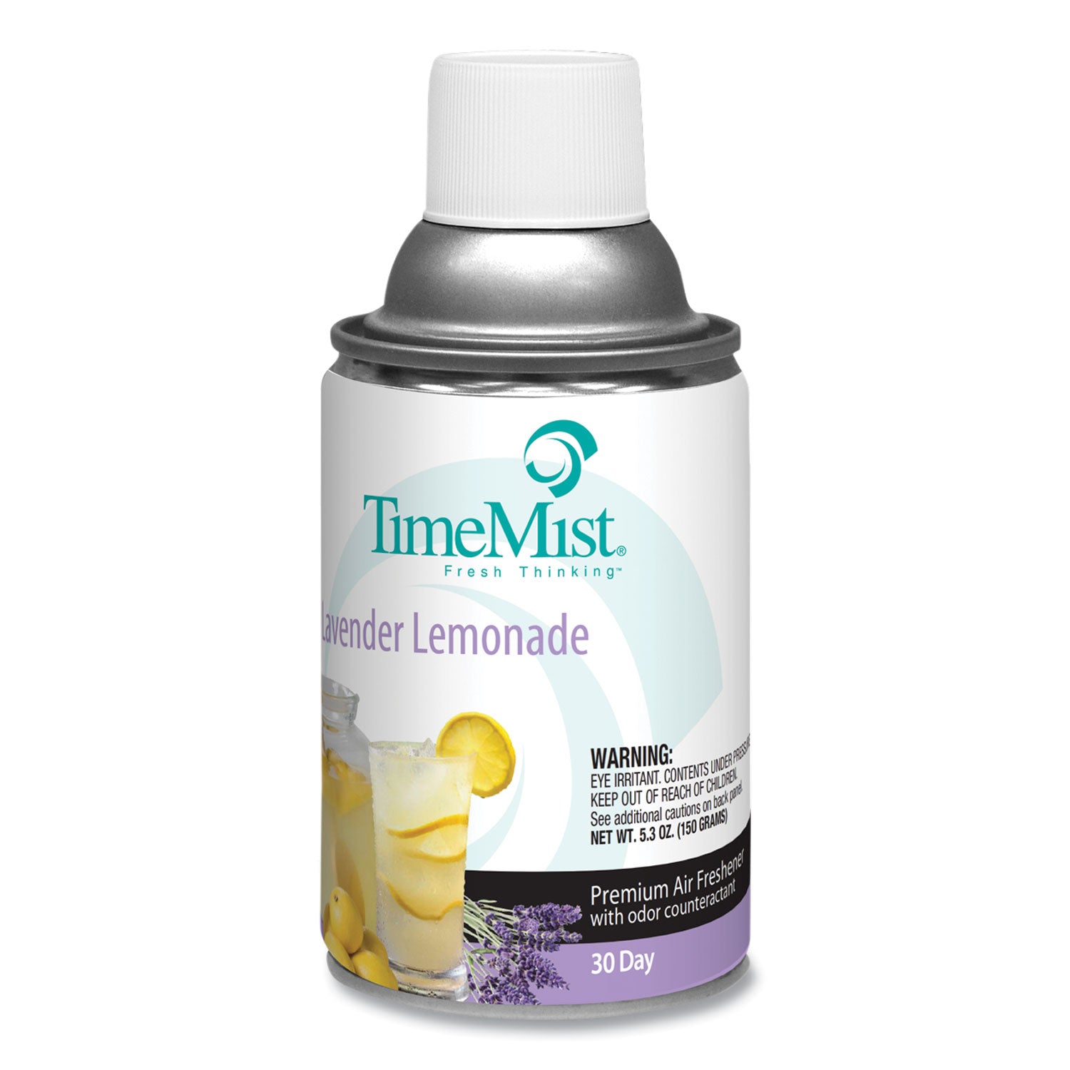 Premium Metered Air Freshener Refill, Lavender Lemonade, 5.3 oz Aerosol Spray, 12/Carton - 2