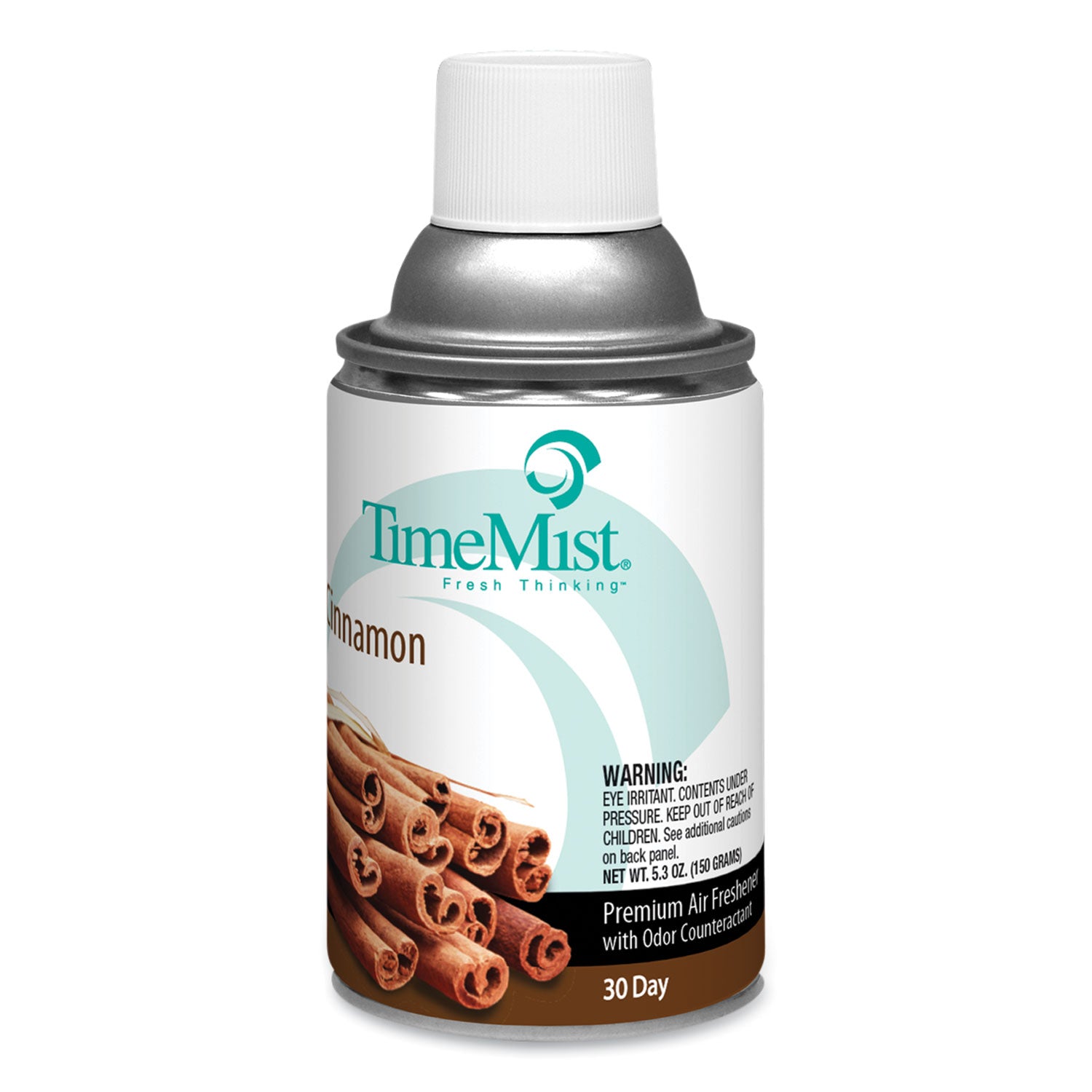 Premium Metered Air Freshener Refill, Cinnamon, 6.6 oz Aerosol Spray, 12/Carton - 2