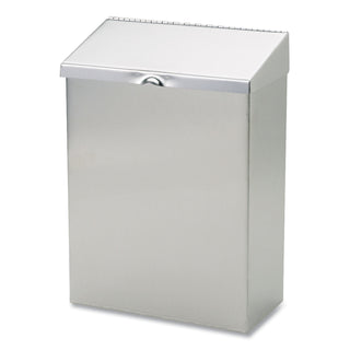 Wall Mount Sanitary Napkin Receptacle, Stainless Steel