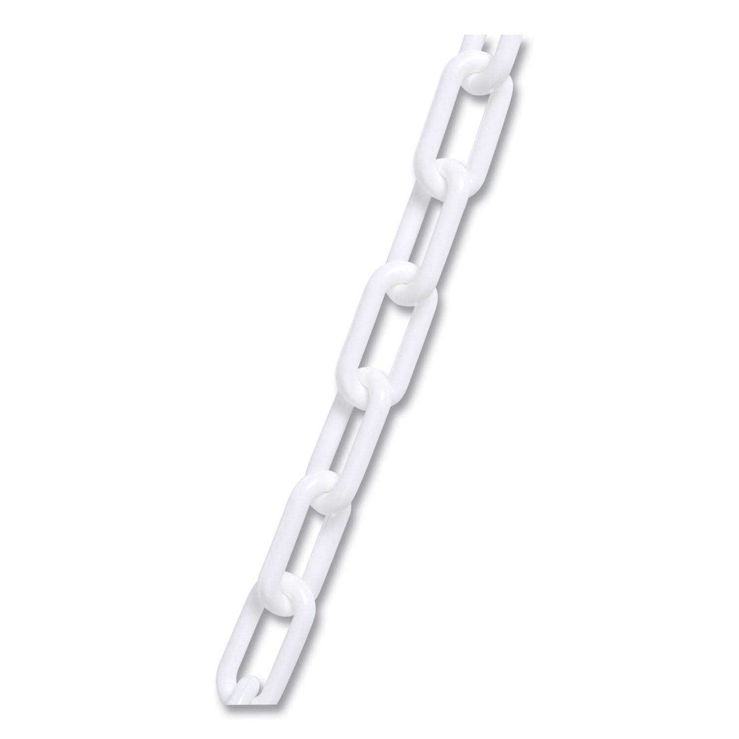 Crowd Control Stanchion Chain, Plastic, 40 ft, White - 