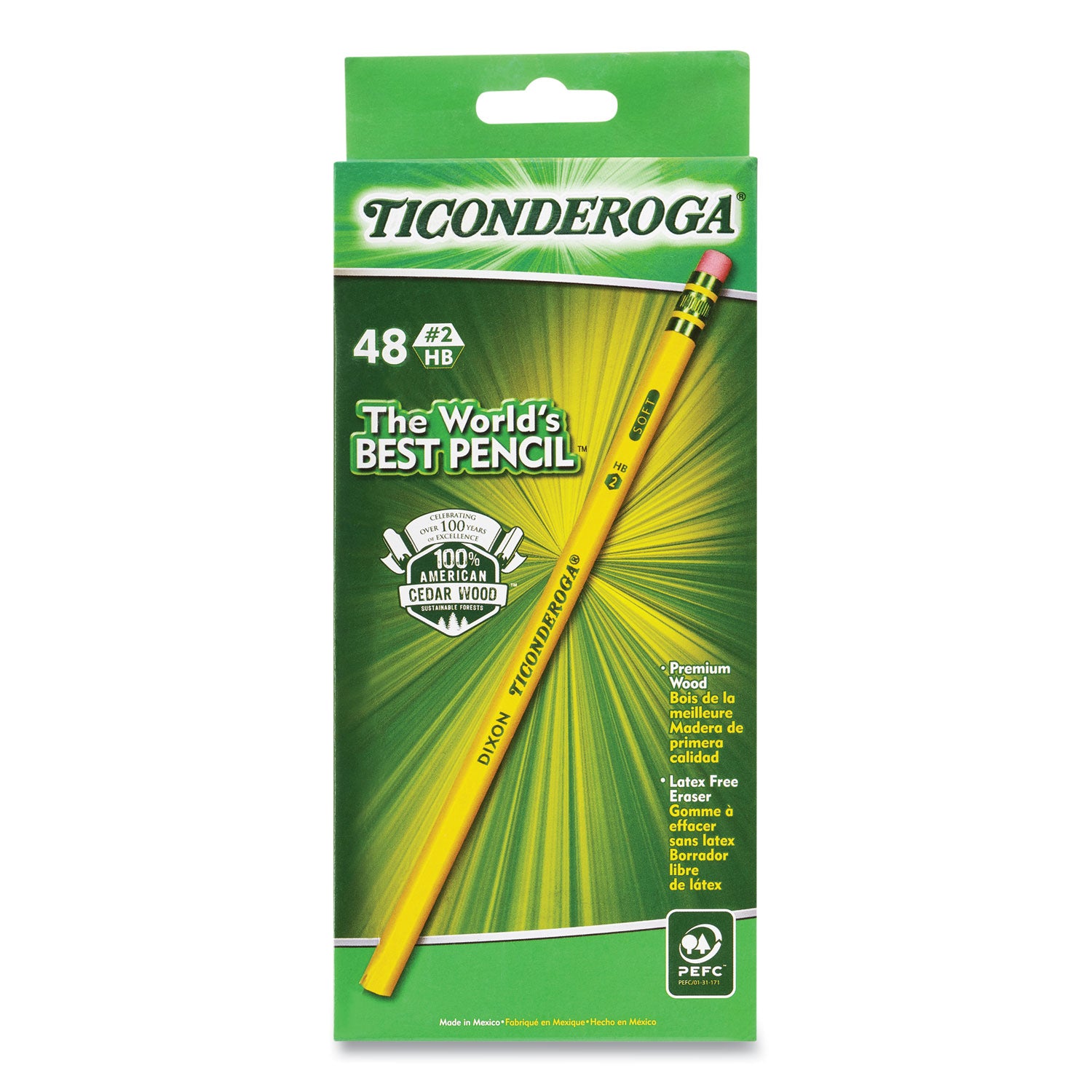 pencils-hb-#2-black-lead-yellow-barrel-48-pack_dixx13922x - 1