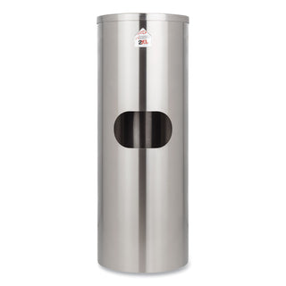 standing-stainless-wipes-dispener-12-x-12-x-36-cylindrical-5-gal-stainless-steel_txll65 - 2