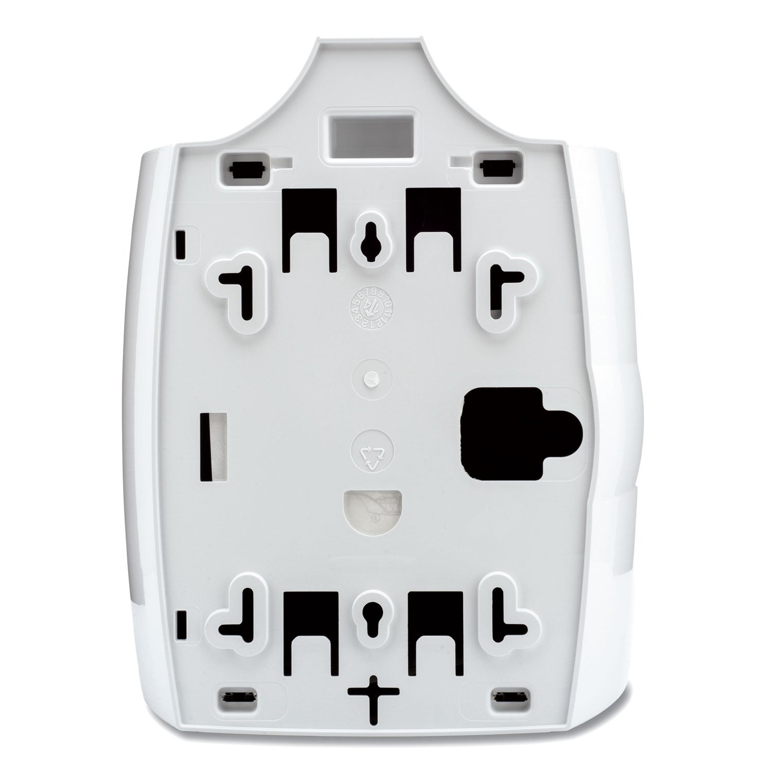 Contemporary Wall Mount Wipe Dispenser, 11 x 11 x 13, White