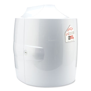 Contemporary Wall Mount Wipe Dispenser, 11 x 11 x 13, White