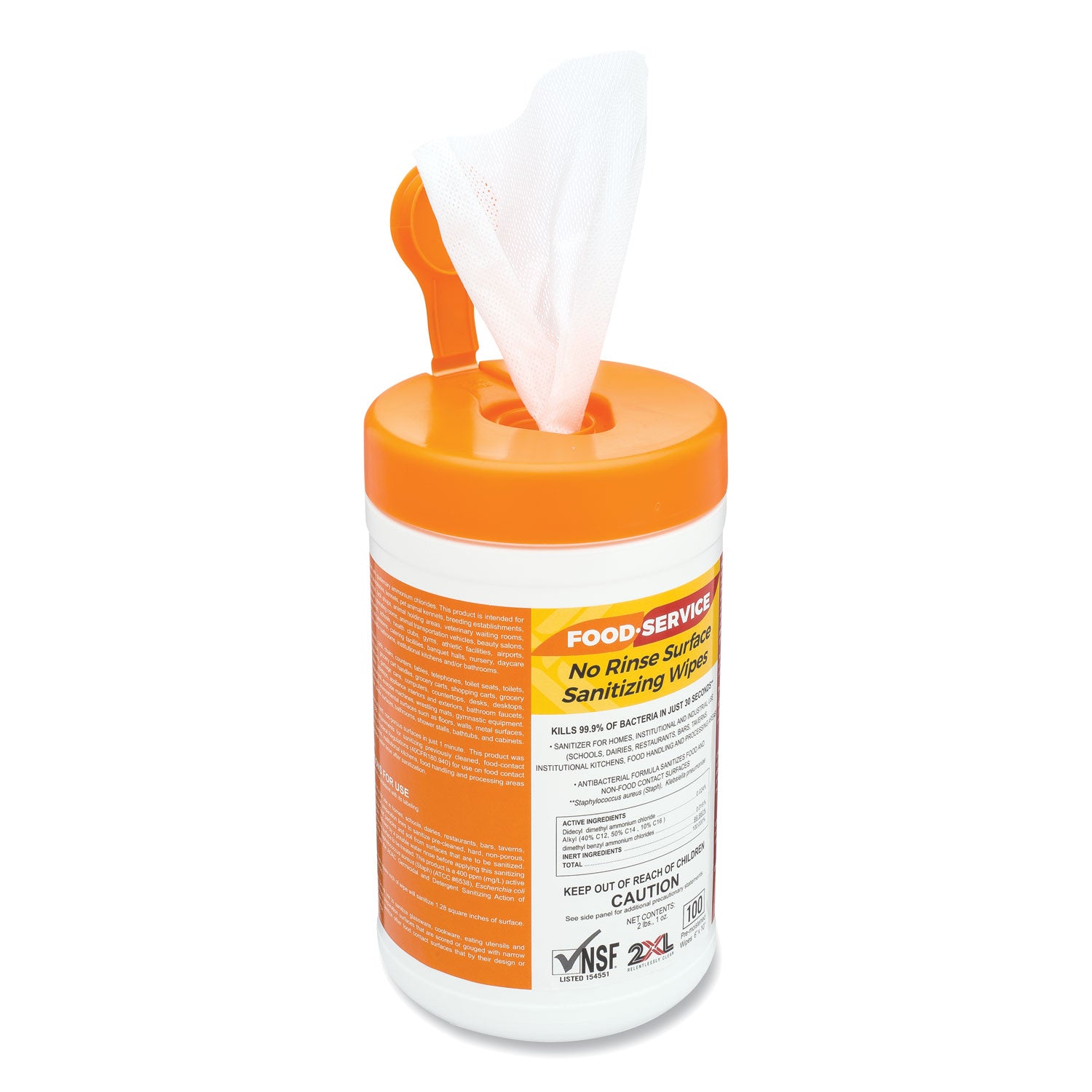 food-service-no-rinse-surface-sanitizing-wipes-1-ply-6-x-8-white-100-roll-6-rolls-carton_txl447 - 3