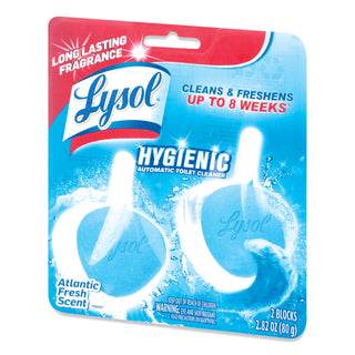 Hygienic Automatic Toilet Bowl Cleaner, Atlantic Fresh, 2/Pack