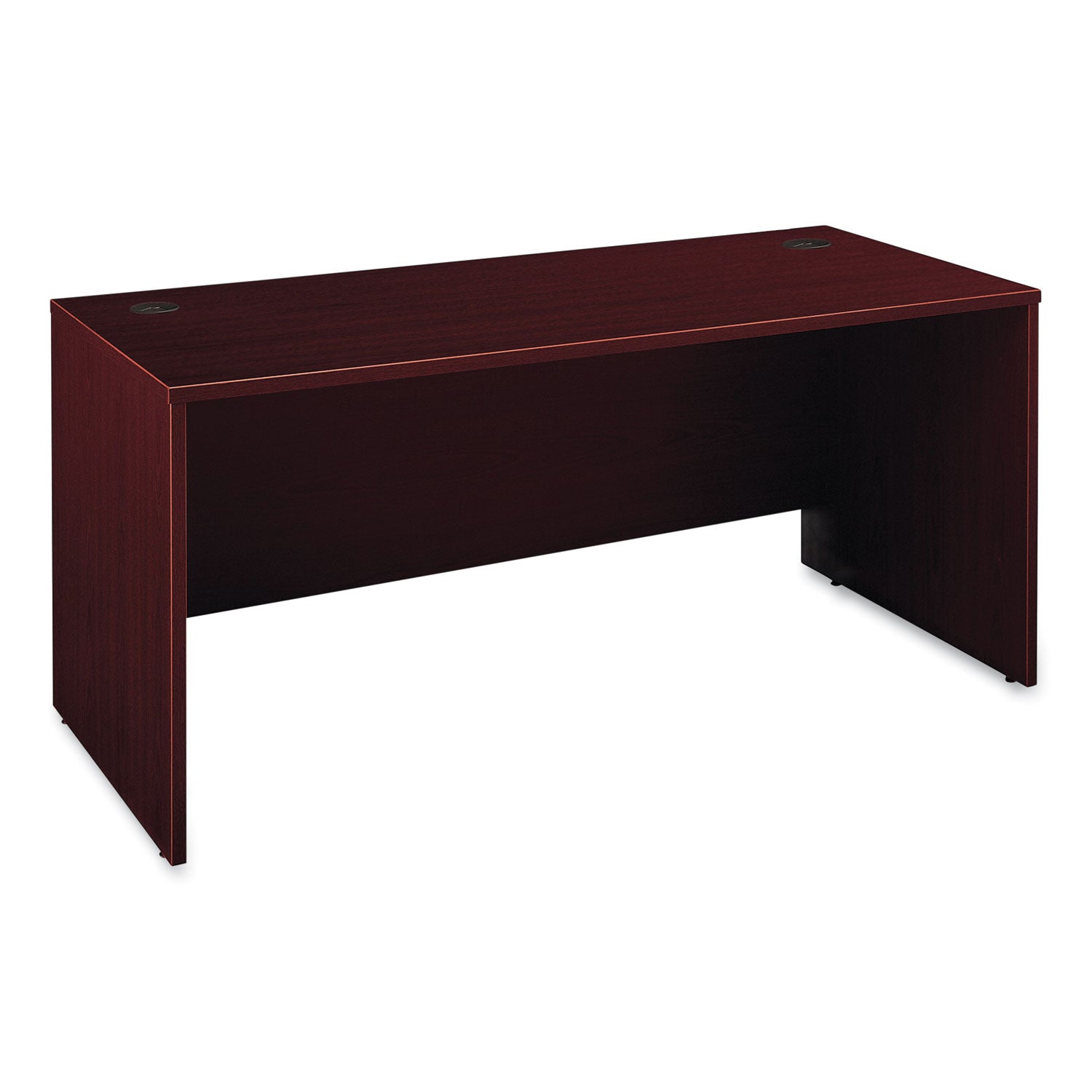 Enterprise Collection Double Pedestal Desk, 60" X 28.63" X 29.75", Harvest Cherry, (box 1 Of 2) - 