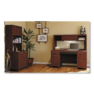 Enterprise Collection Double Pedestal Desk, 60" X 28.63" X 29.75", Harvest Cherry, (box 1 Of 2) - 