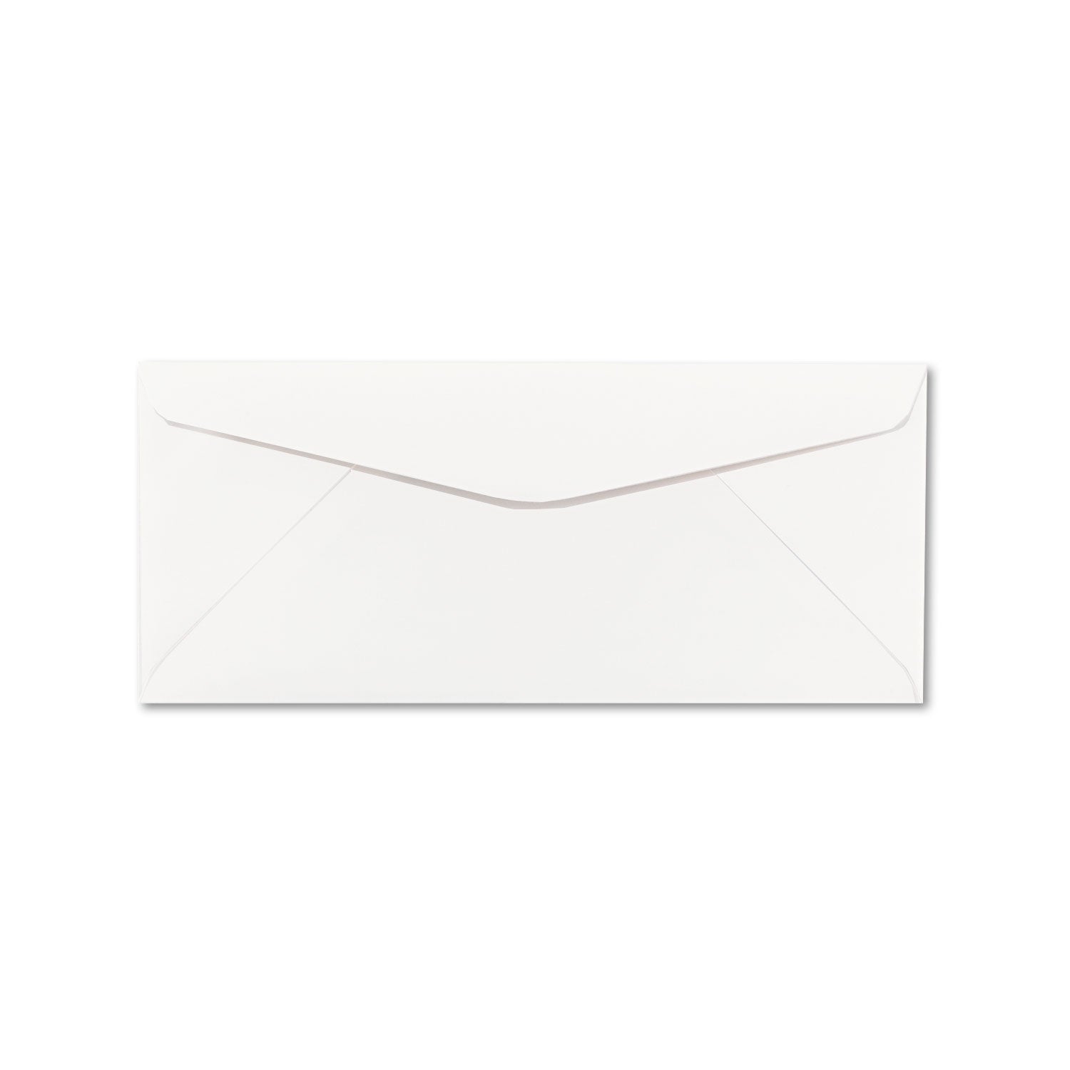 CLASSIC CREST #10 Envelope, Commercial Flap, Gummed Closure, 4.13 x 9.5, Avon Brilliant White, 500/Box - 