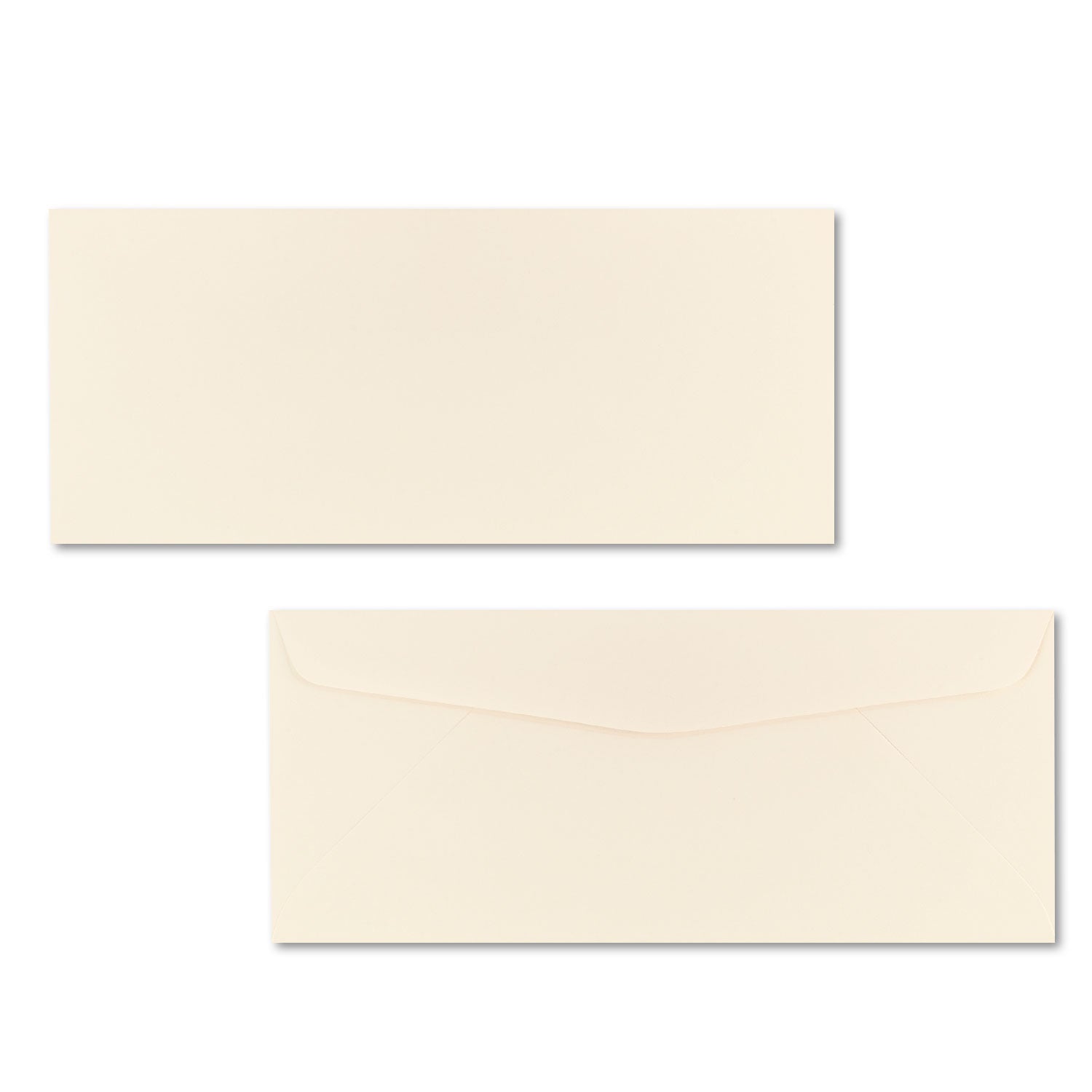 CLASSIC CREST #10 Envelope, Commercial Flap, Gummed Closure, 4.13 x 9.5, Baronial Ivory, 500/Box - 