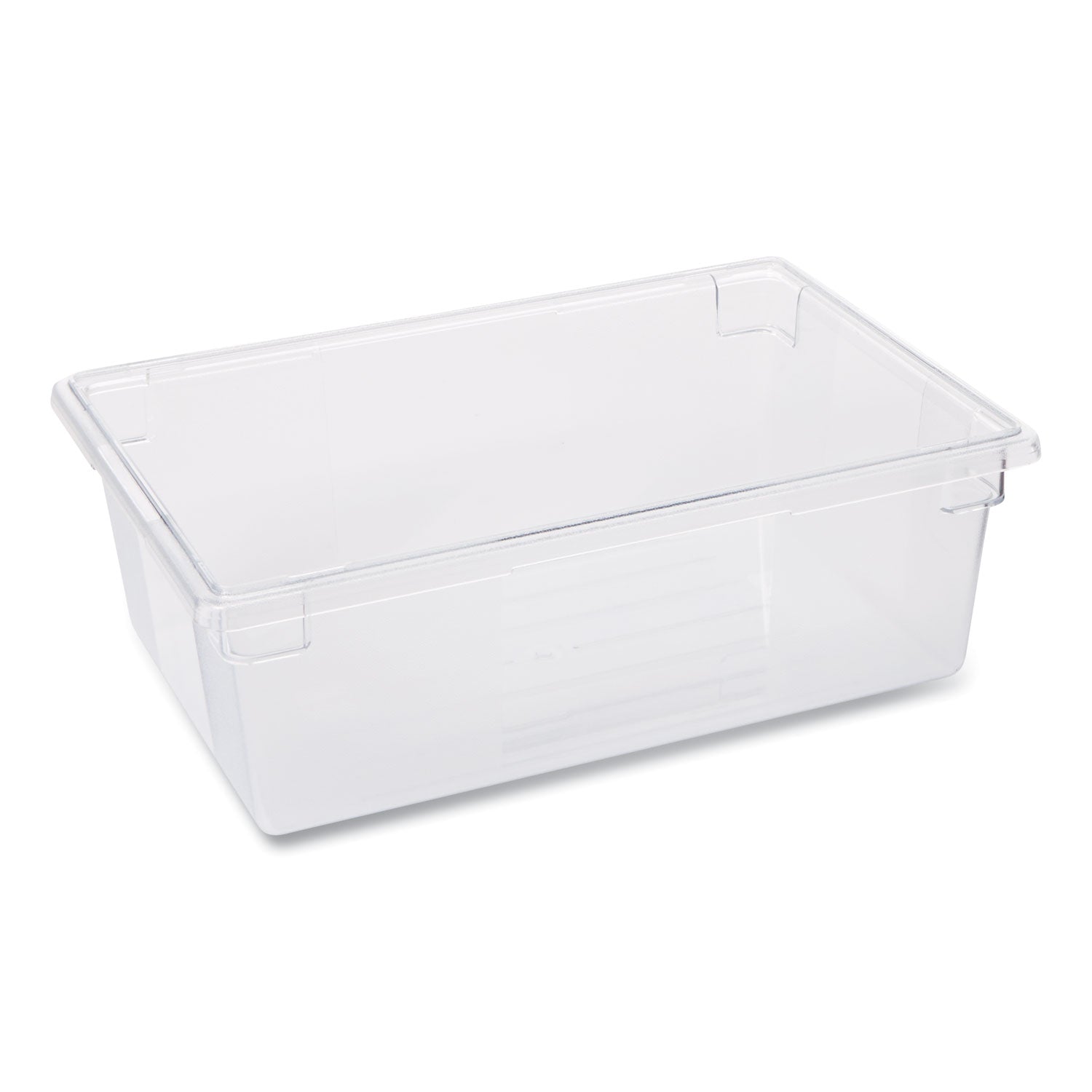 Food/Tote Boxes, 12 1/2gal, 26w x 18d x 9h, Clear
