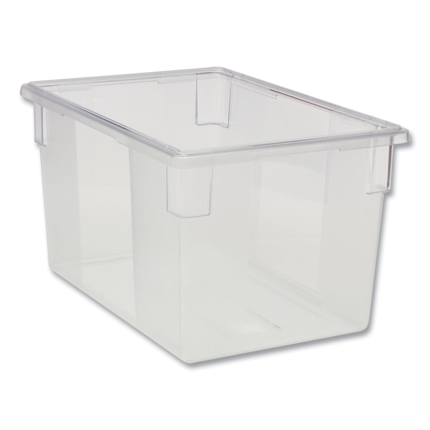 Food/Tote Boxes, 21 1/2gal, 26w x 18d x 15h, Clear