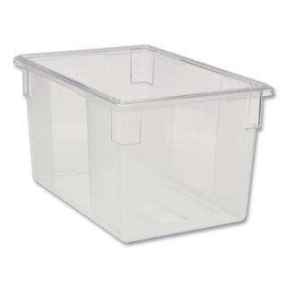 Food/Tote Boxes, 21 1/2gal, 26w x 18d x 15h, Clear
