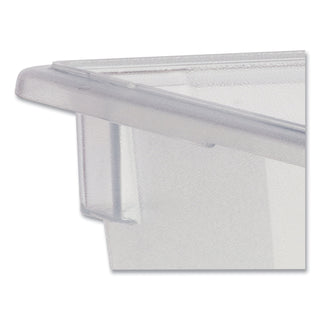 Food/Tote Boxes, 21 1/2gal, 26w x 18d x 15h, Clear