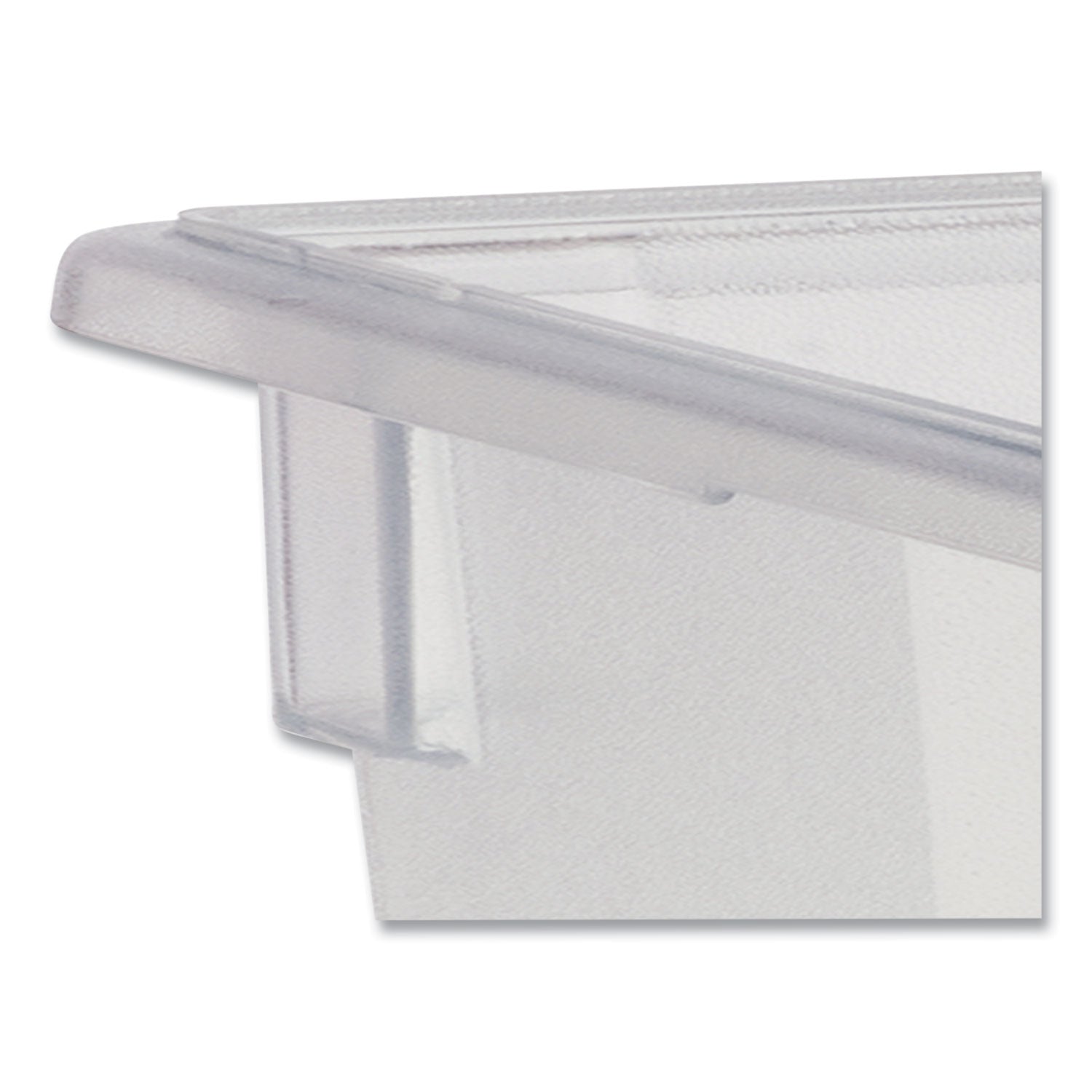 Food/Tote Boxes, 21 1/2gal, 26w x 18d x 15h, Clear