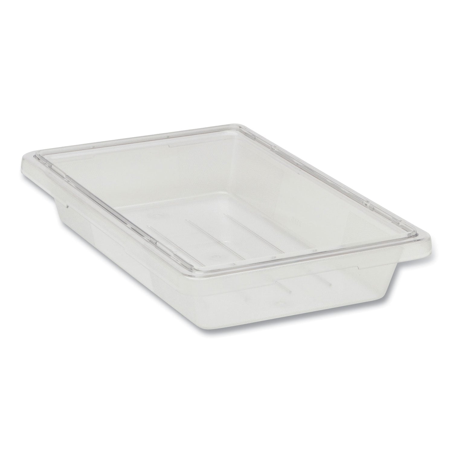 Food/Tote Boxes, 5 gal, 12 x 18 x 9, Clear, Plastic - 