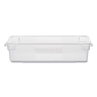 Food/Tote Boxes, 8 1/2gal, 26w x 18d x 6h, Clear