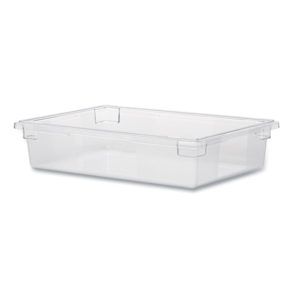 Food/Tote Boxes, 8 1/2gal, 26w x 18d x 6h, Clear