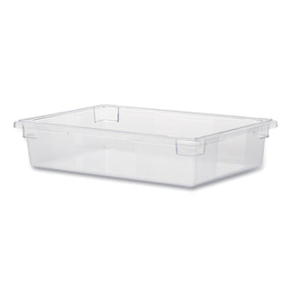 Food/Tote Boxes, 8 1/2gal, 26w x 18d x 6h, Clear