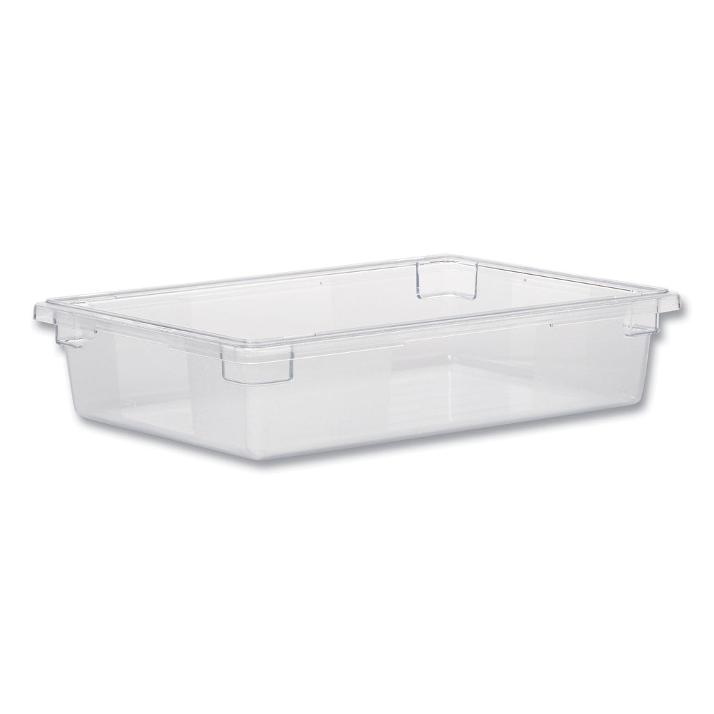 Food/Tote Boxes, 8 1/2gal, 26w x 18d x 6h, Clear